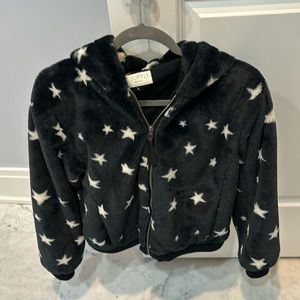 Z Supply Star Hooded Faux Fur